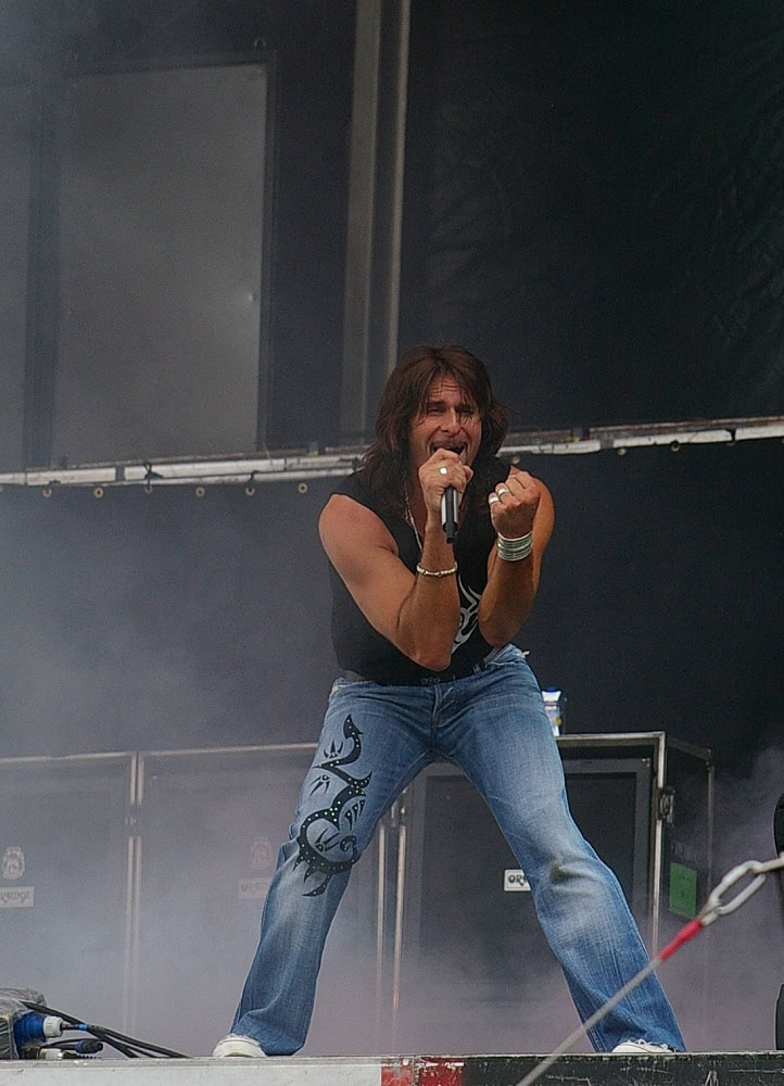 Steve Lee (Gotthard) beim Magic Circle Festival 2008