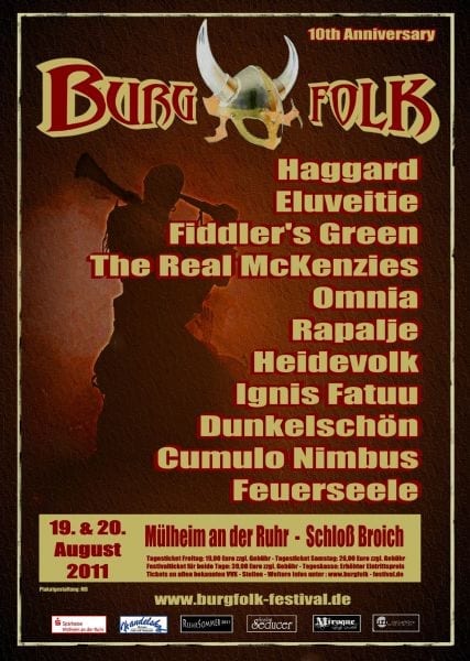 Flyer: Burgfolk 2011