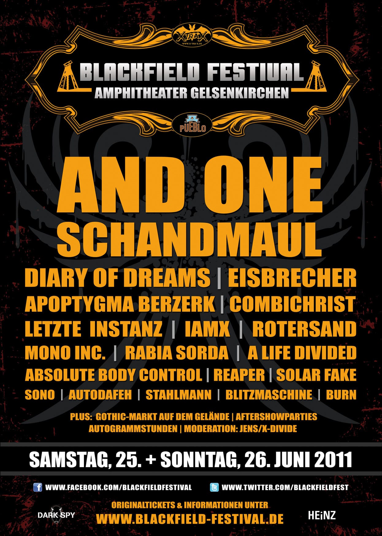 Blackfield Festival 2011 - Flyer