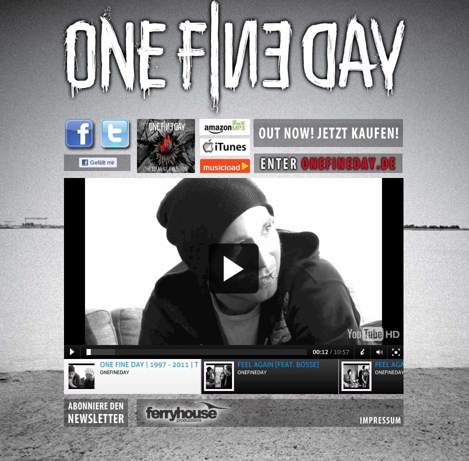 Screenshot: onefineday.de