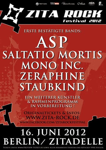 Official Flyer - Zita-Rock 2012