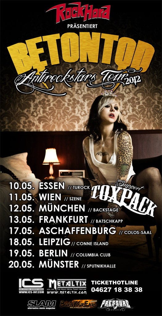 Flyer: Betontod - Tour 2012