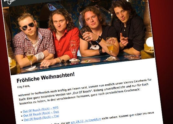 Mind The Gaep Weihnachtsnewsletter