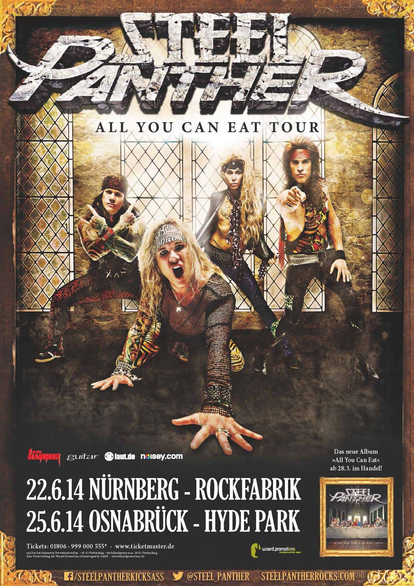 Steel Panther - All You Can Eat Germany June 2014