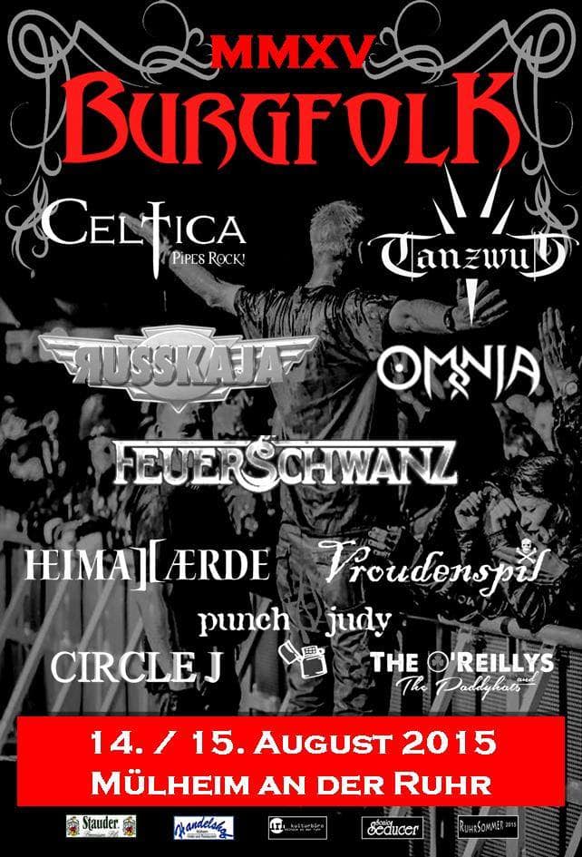 Flyer: Burgfolk 2015