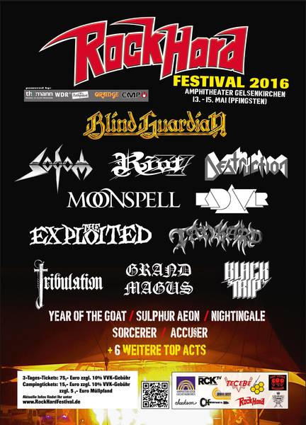 Flyer: Rock Hrad Festival 2016