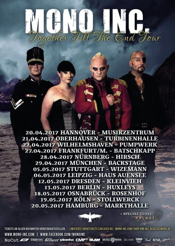 Official Flyer: Mono Inc. - Together till the End-Tour