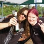 mit Paul Baayens auf dem Rock Hard Festival 2009