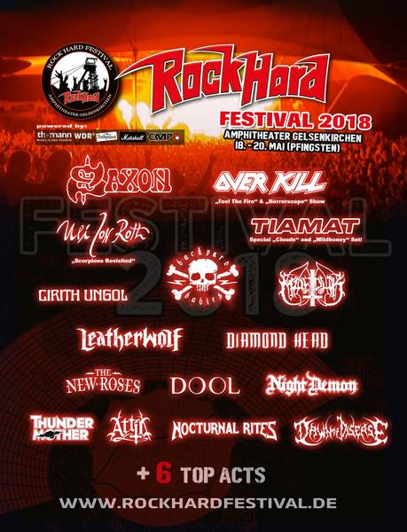 Official Flyer: Rock Hard Festival 2018
