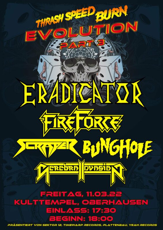 Flyer: Thrash Speed Burn Evolution Pt.3