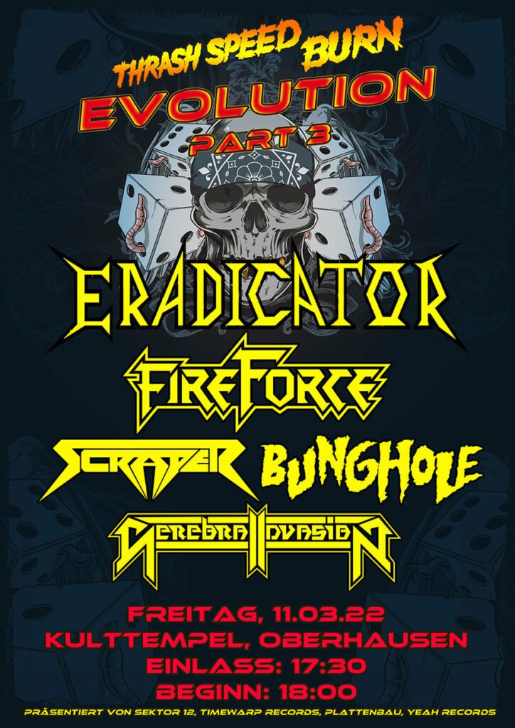Flyer: Thrash Speed Burn Evolution Pt.3