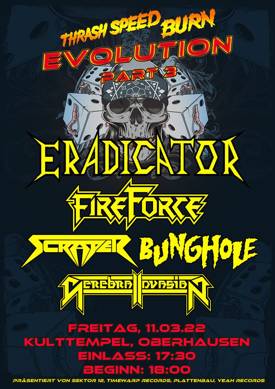 Flyer: Thrash Speed Burn Evolution Pt.3